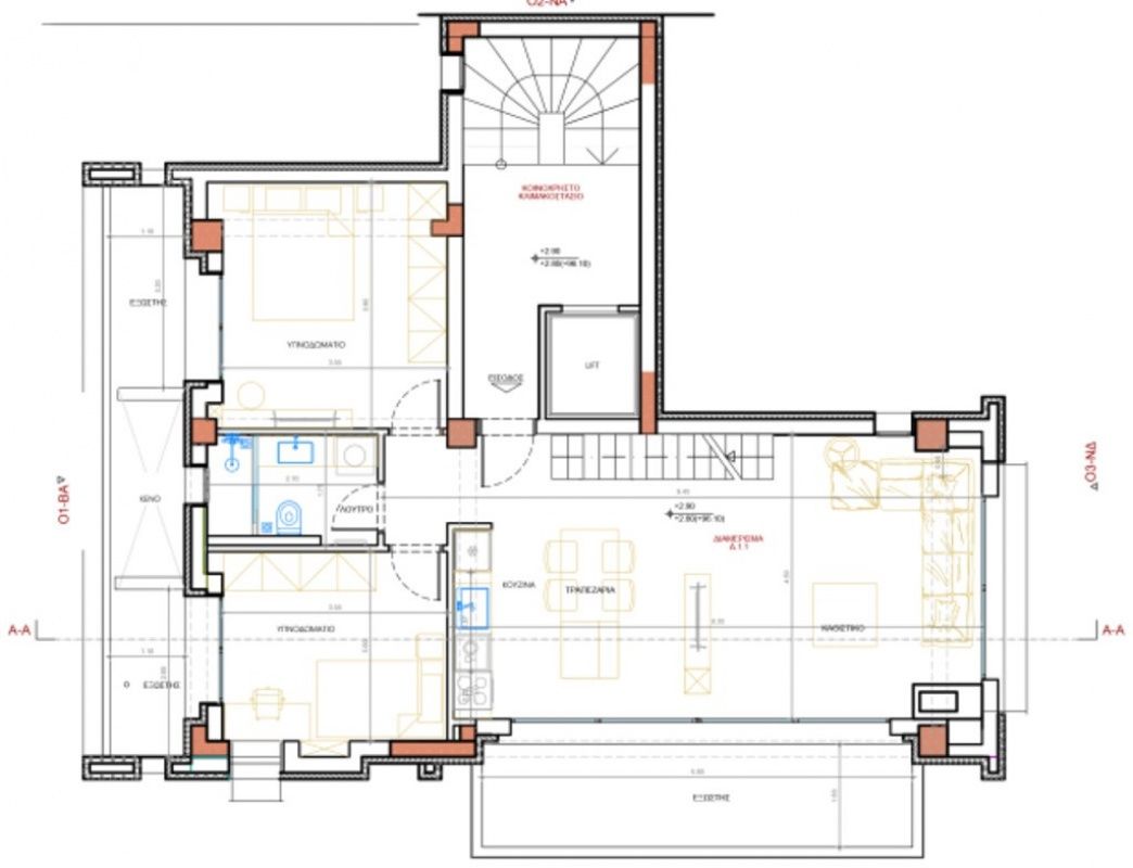 Квартира на Северо-Эгейских островах, Греция, 140 м2 фото 2