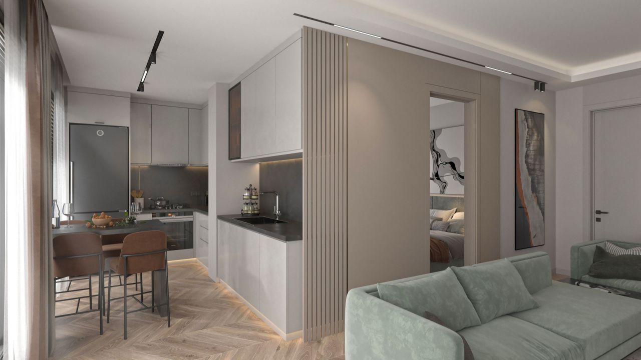 Квартира в Анталии, Турция, 50 м2 фото 4