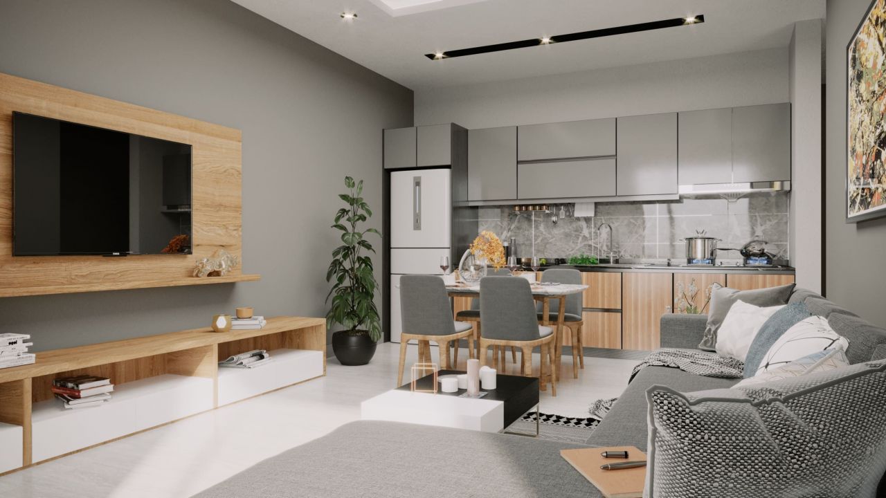 Квартира в Авсалларе, Турция, 50 м2 фото 4