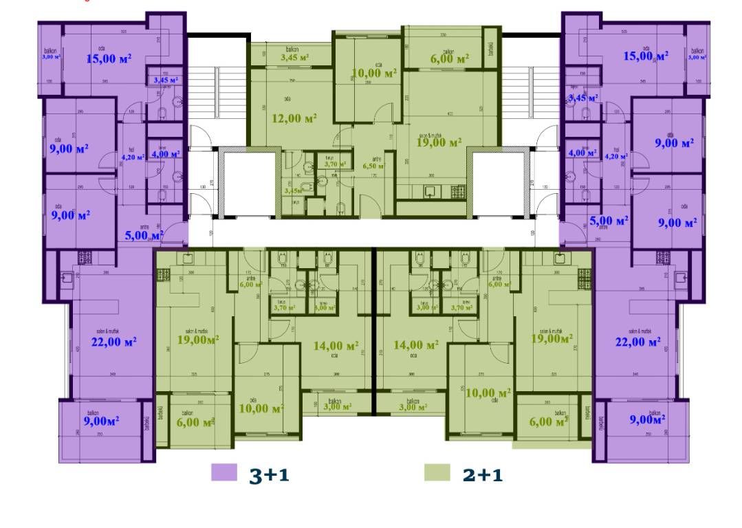 Квартира в Мерсине, Турция, 100 м2 фото 4