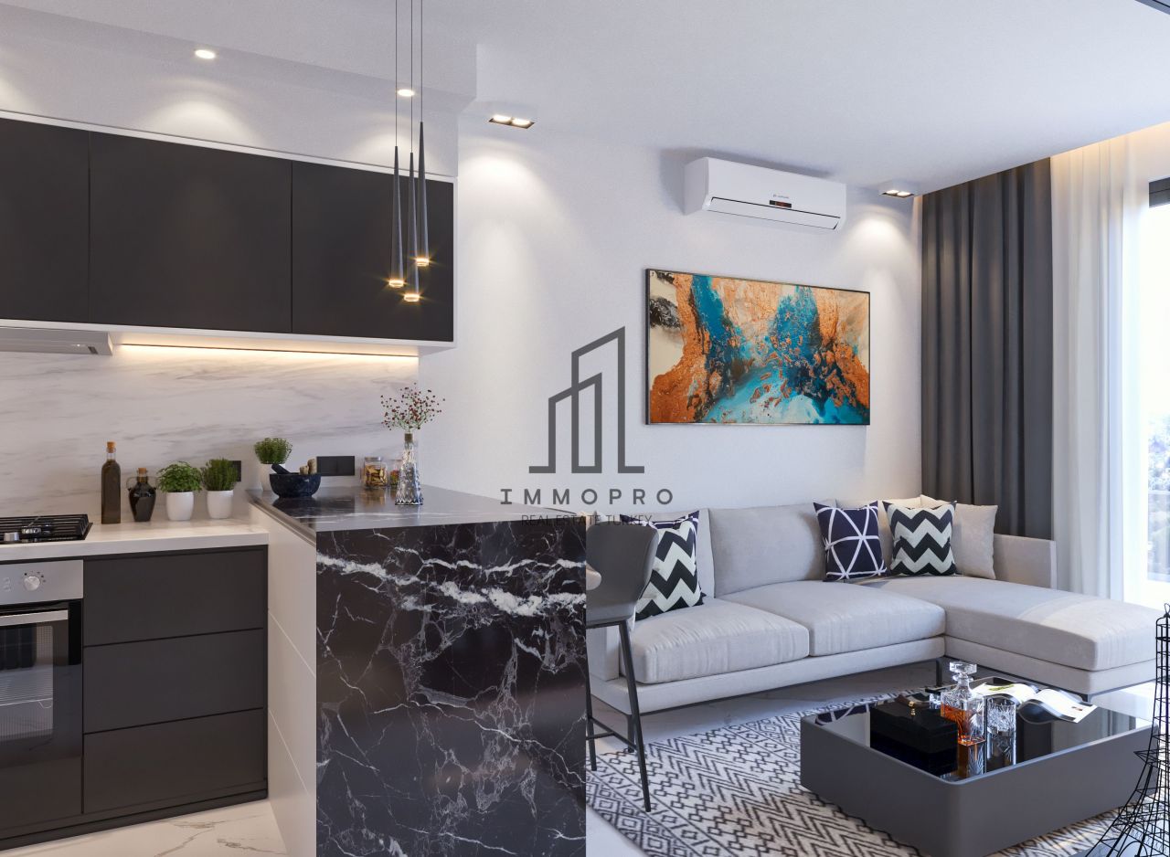 Апартаменты в Авсалларе, Турция, 53 м2 фото 2