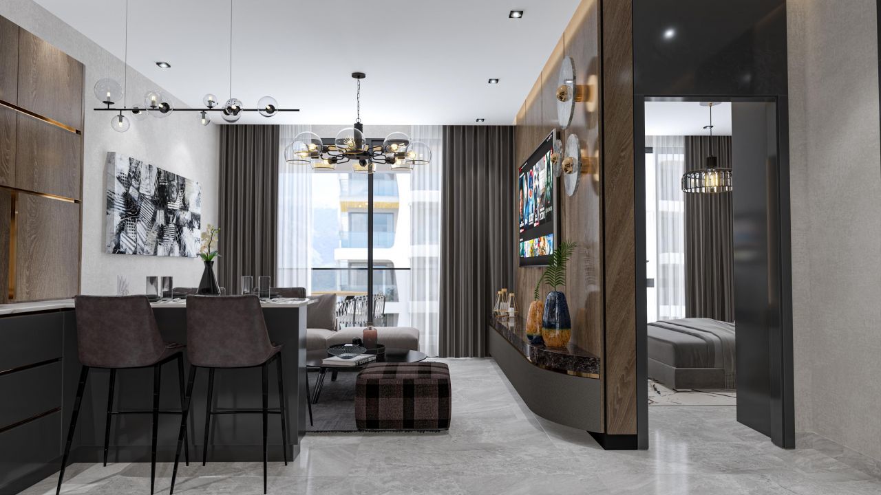 Апартаменты в Алании, Турция, 58 м2 фото 5