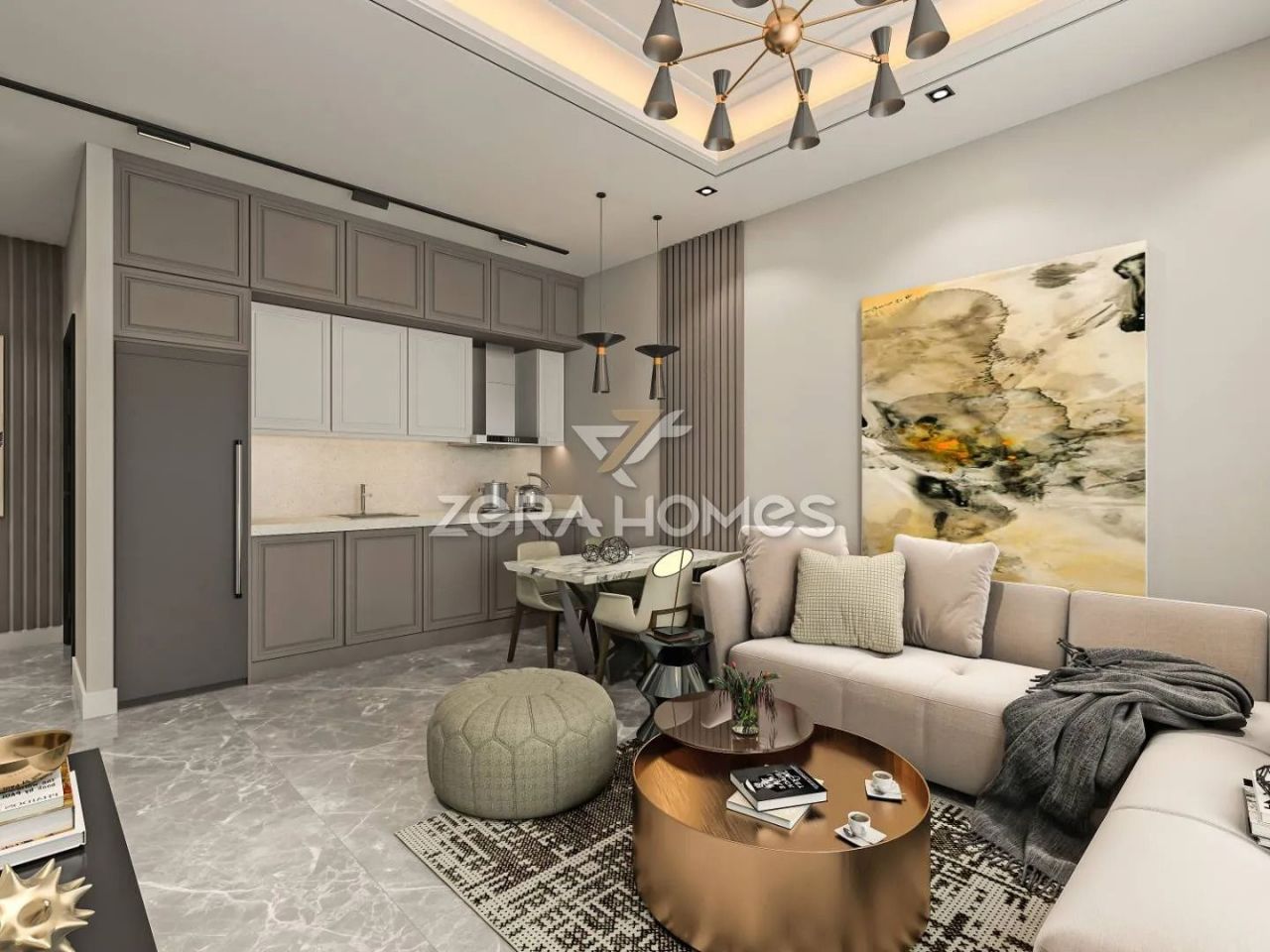Квартира в Алании, Турция, 49 м2 фото 2