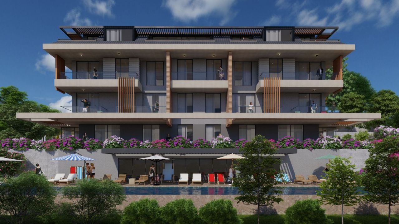 Апартаменты в Алании, Турция, 79.2 м2 фото 2