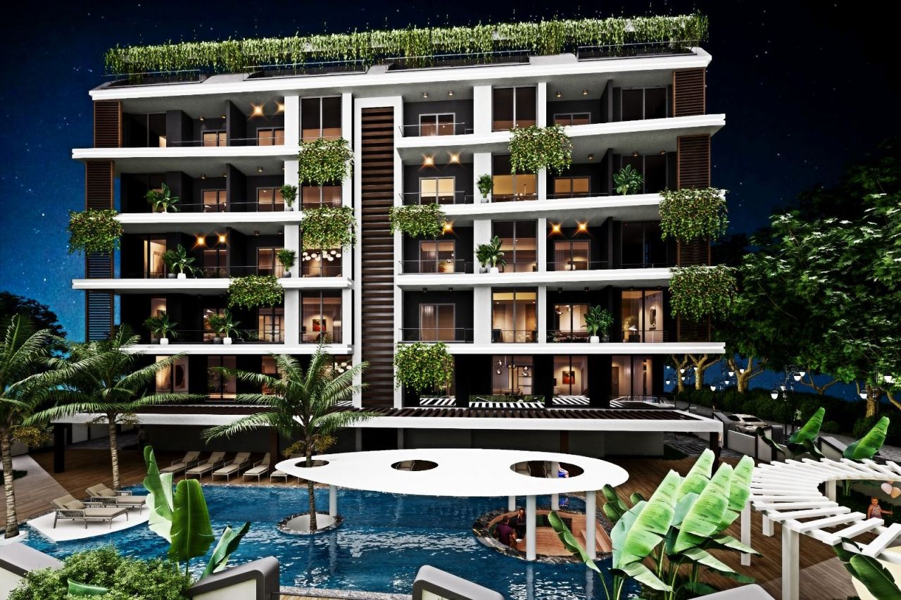 Апартаменты в Газипаше, Турция, 55 м2 фото 4
