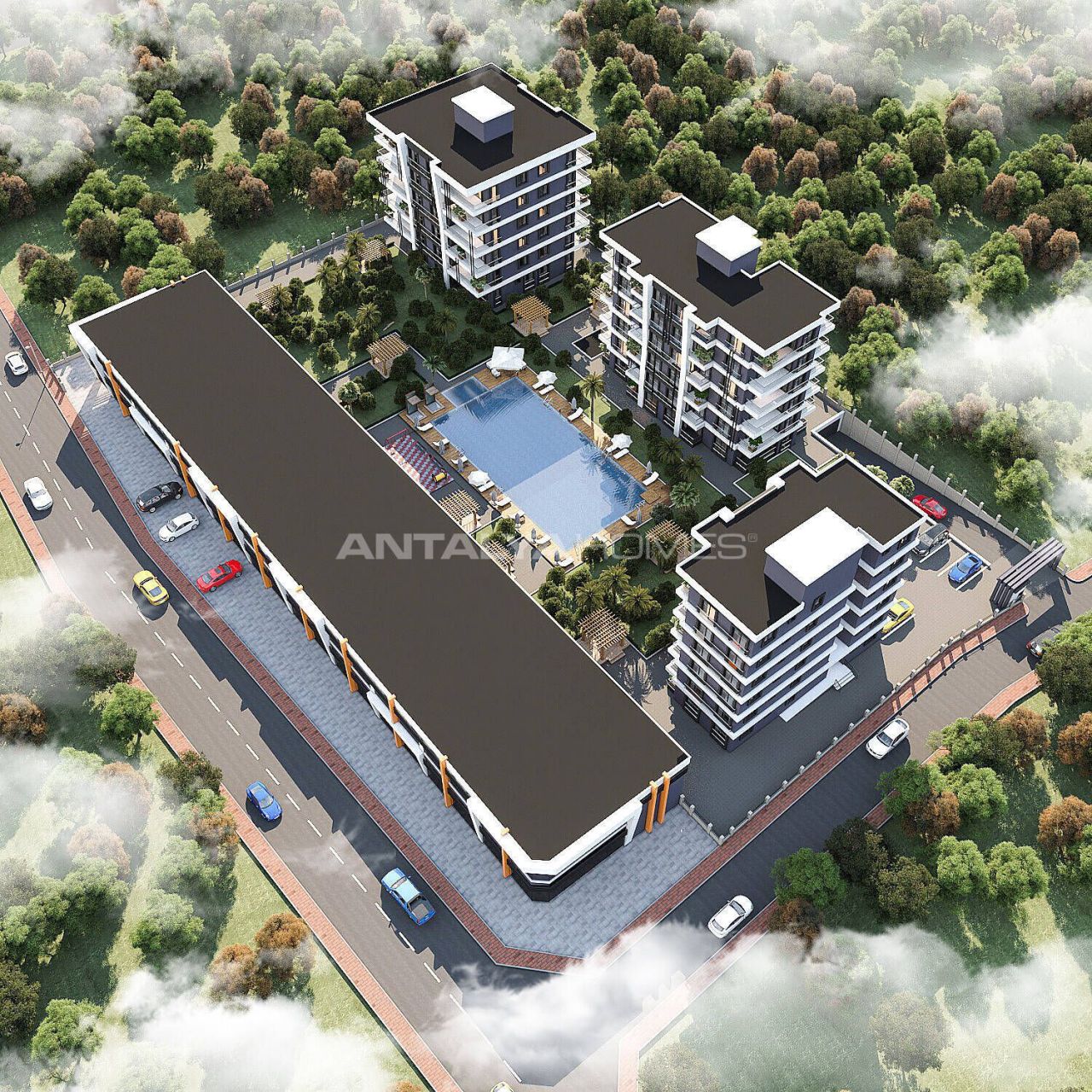 Апартаменты в Анталии, Турция, 45 м2 фото 2