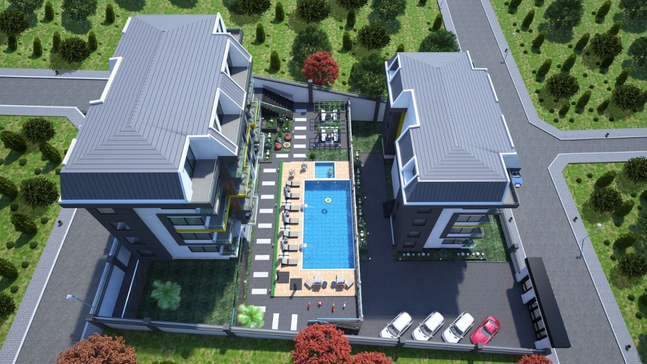 Квартира в Алании, Турция, 50 м2 фото 3