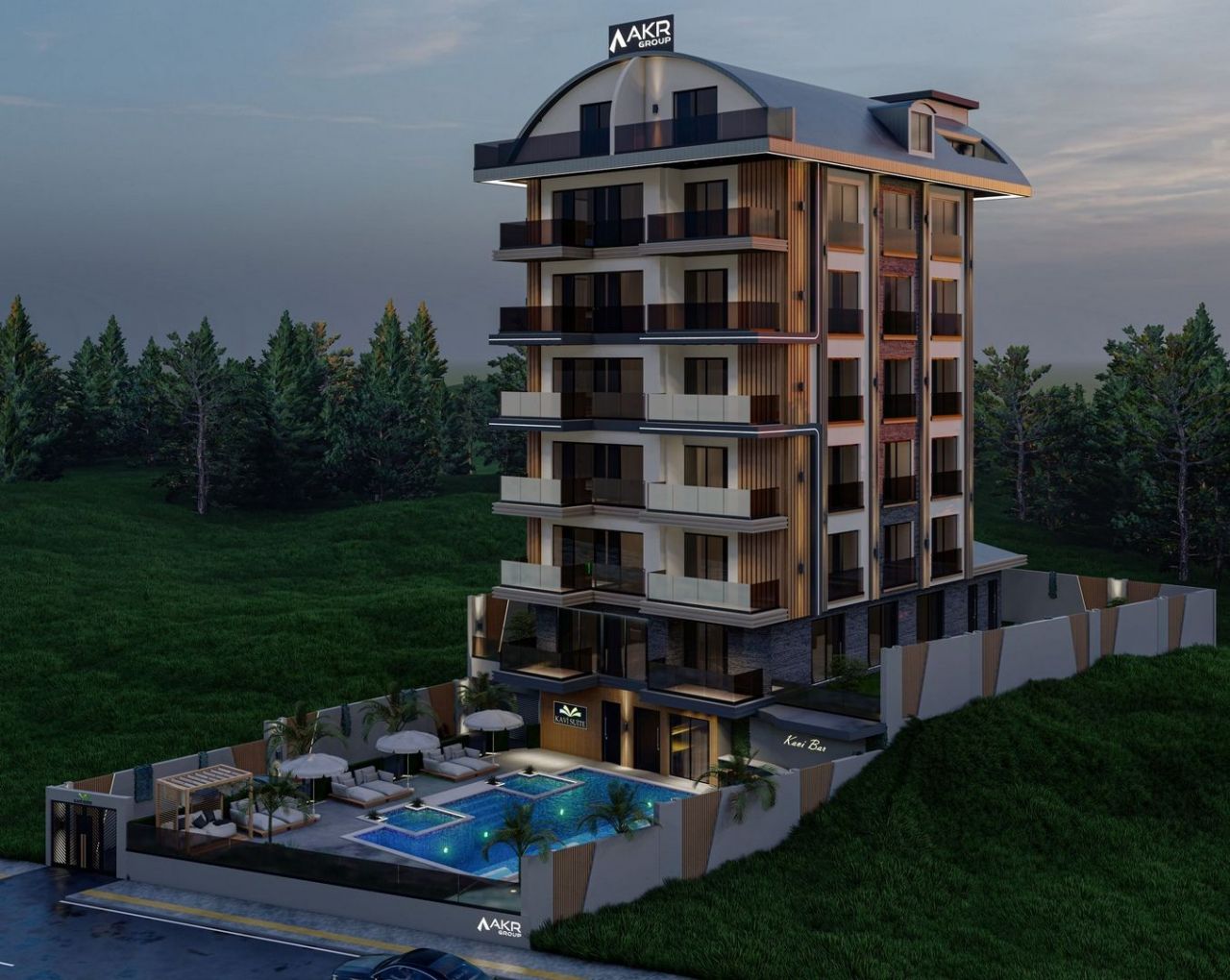 Квартира в Алании, Турция, 48 м2 фото 2