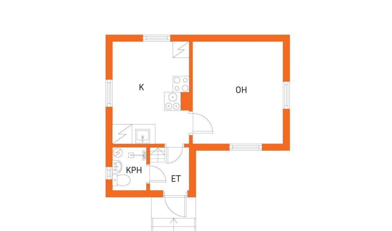 Дом в Каяани, Финляндия, 42 м2 фото 3