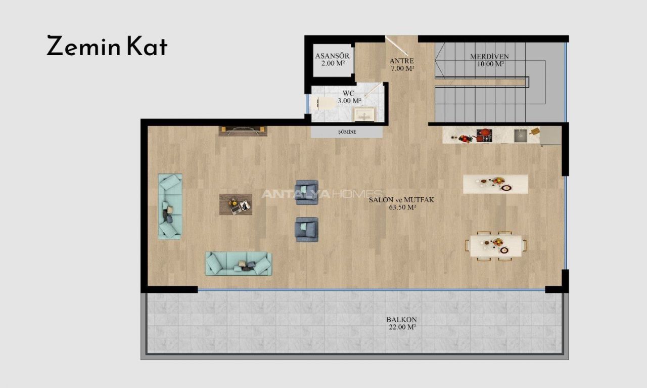 Вилла в Алании, Турция, 430 м2 фото 5