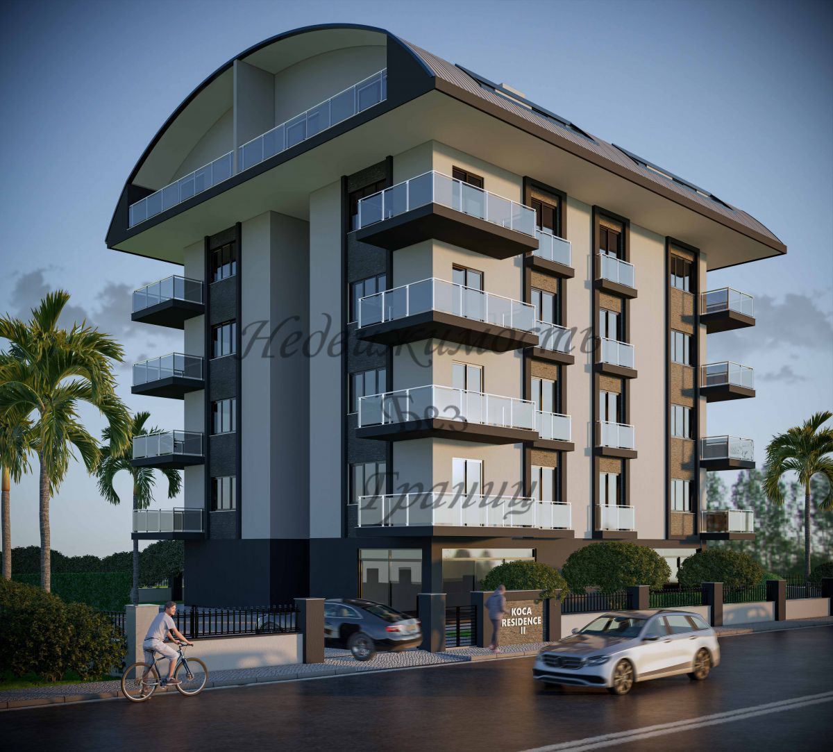Апартаменты в Алании, Турция, 58 м2 фото 5