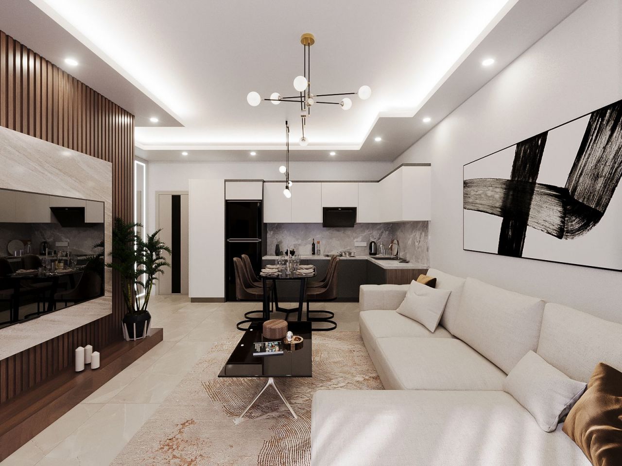 Квартира в Алании, Турция, 50 м2 фото 4