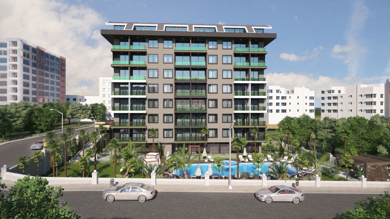 Квартира в Авсалларе, Турция, 50 м2 фото 4