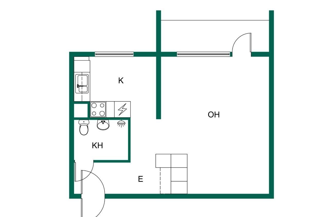 Квартира в Кангасниеми, Финляндия, 38 м2 фото 2