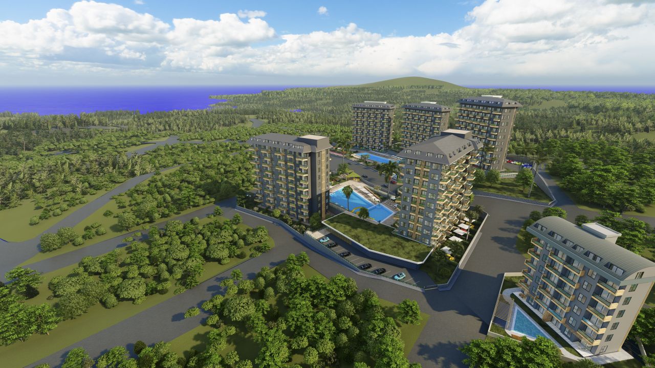 Апартаменты в Авсалларе, Турция, 50 м2 фото 3