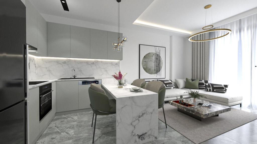 Апартаменты в Алании, Турция, 50 м2 фото 4