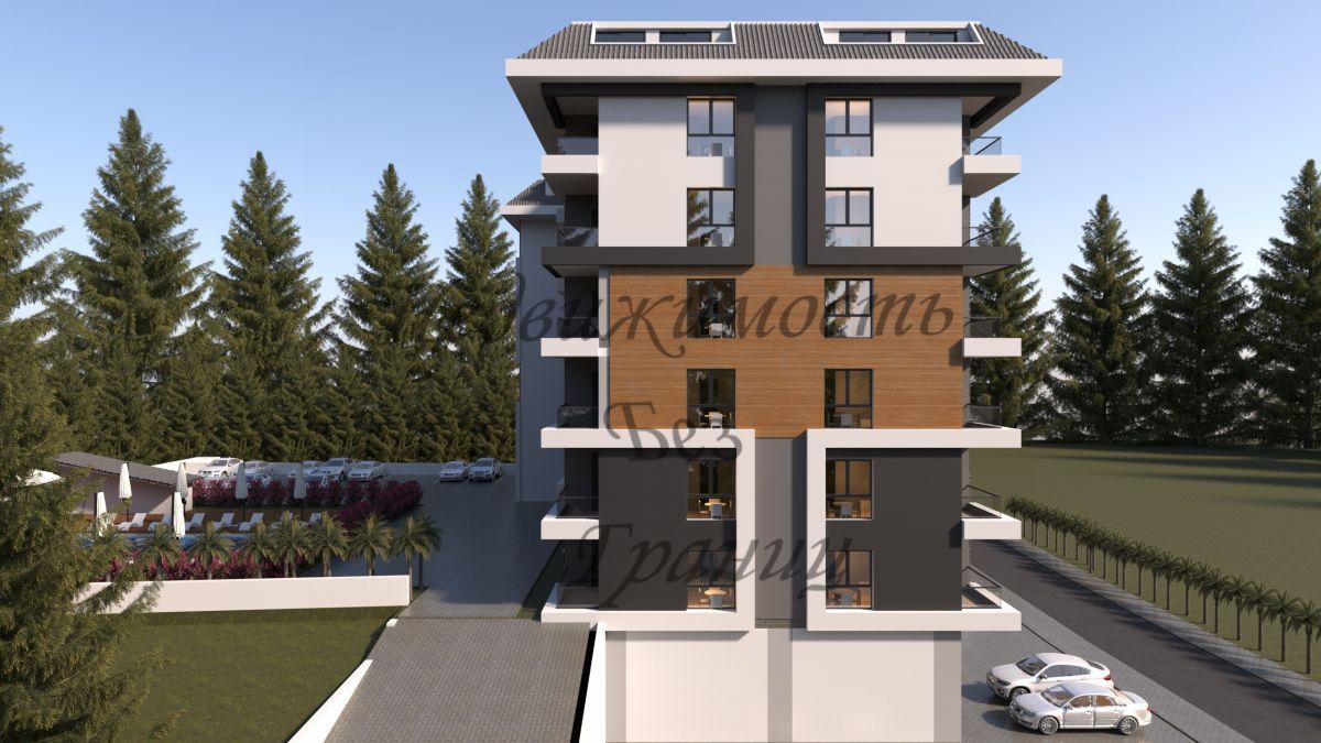 Апартаменты в Алании, Турция, 55 м2 фото 2