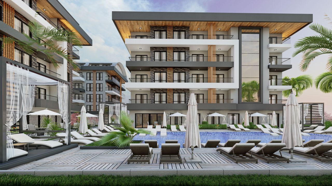 Апартаменты в Алании, Турция, 45 м2 фото 3