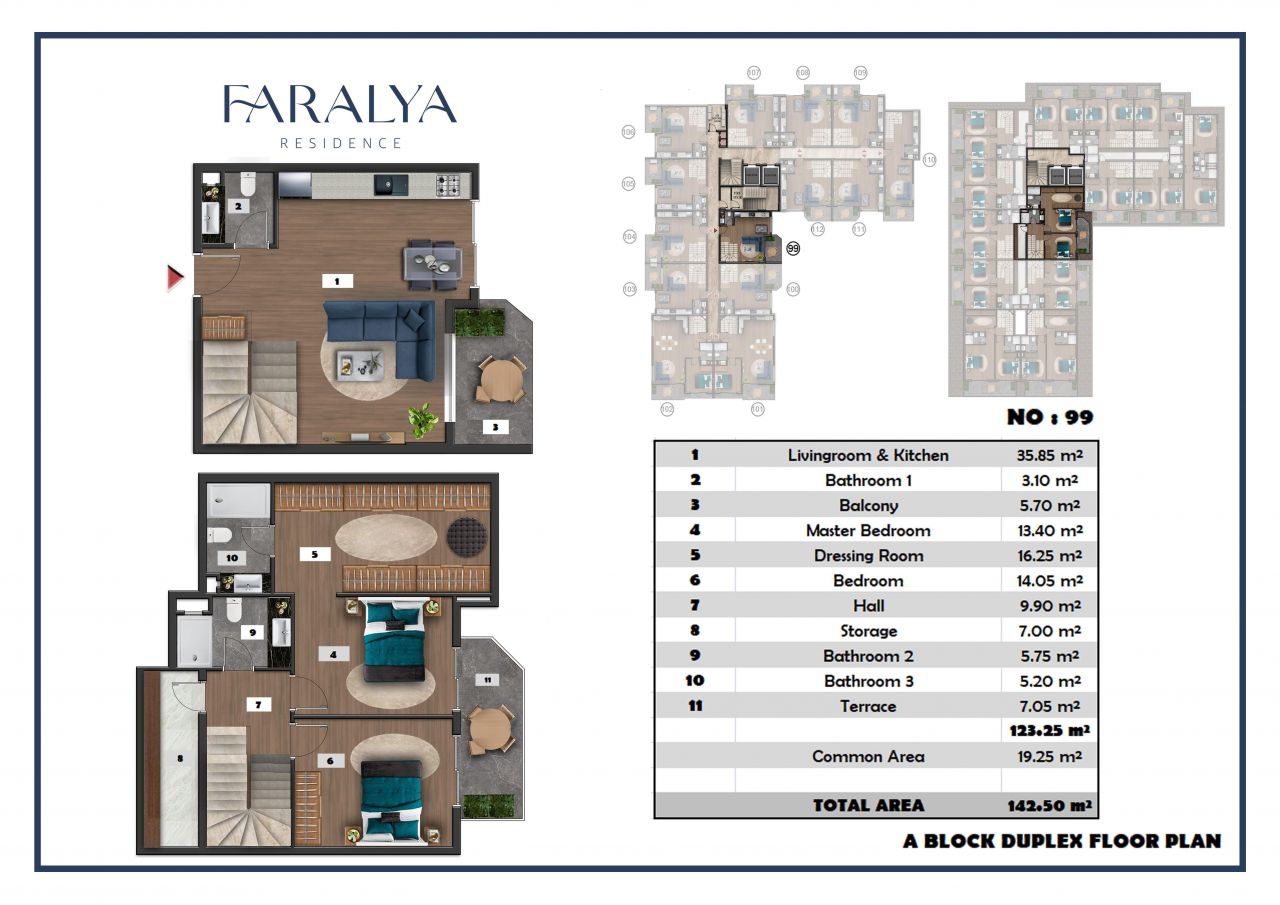 Квартира в Алании, Турция, 117 м2 фото 2