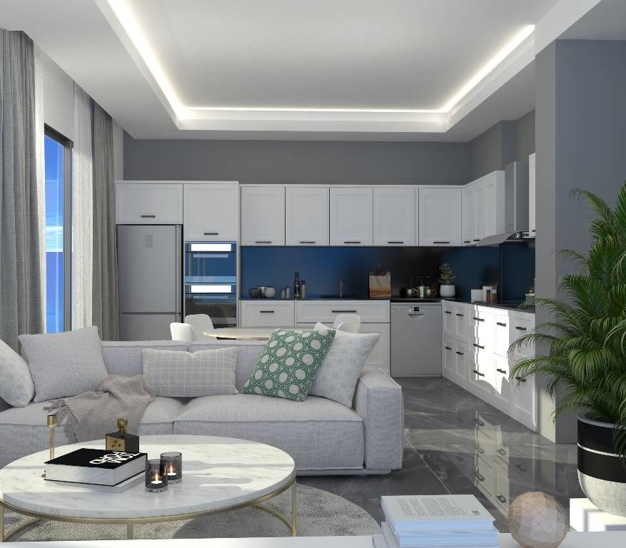 Апартаменты в Мерсине, Турция, 48 м2 фото 4