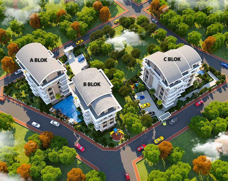 Квартира в Алании, Турция, 52 192 м2 фото 4