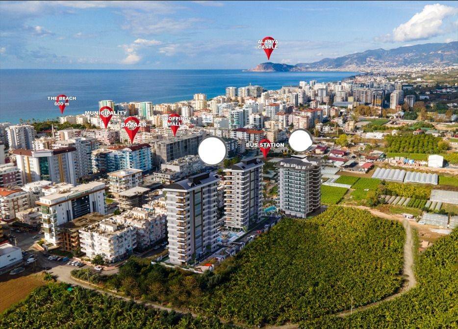 Квартира в Алании, Турция, 55 м2 фото 2