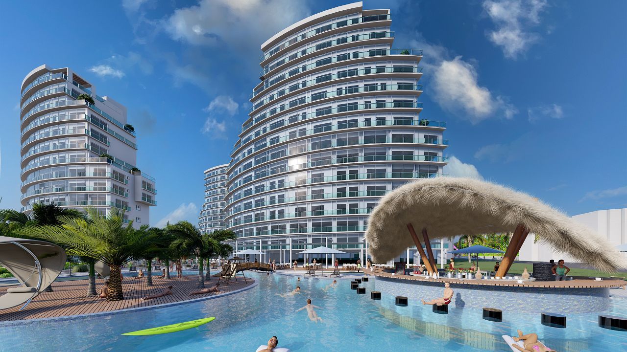 Апартаменты в Фамагусте, Кипр, 93 м2 фото 2