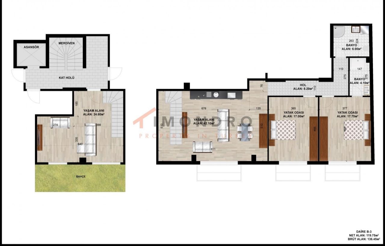 Квартира в Стамбуле, Турция, 74 м2 фото 2