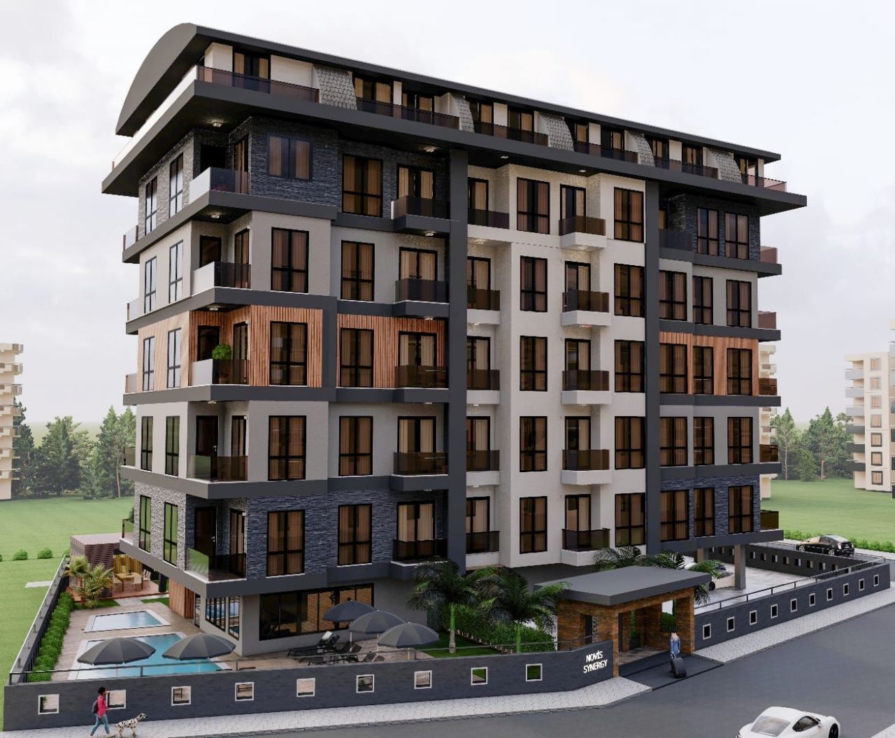 Квартира в Алании, Турция, 50 м2 фото 2