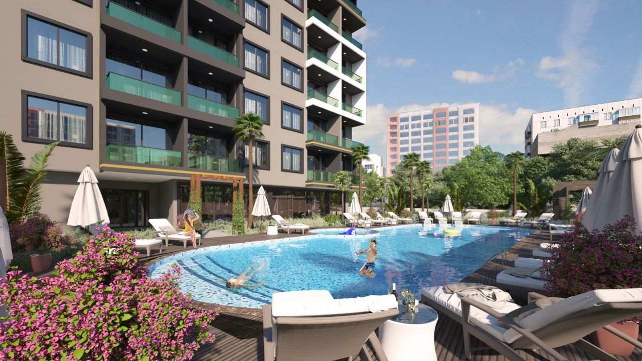 Квартира в Алании, Турция, 50 м2 фото 2