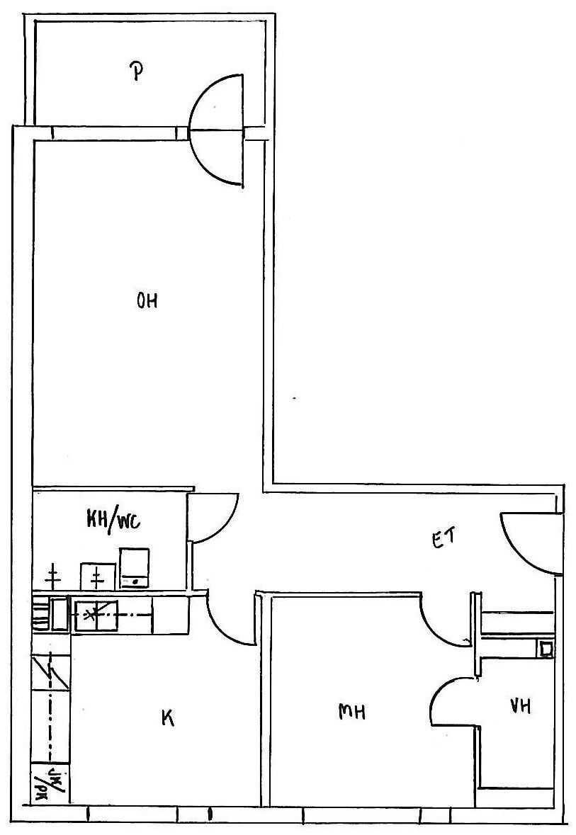 Квартира в Иисалми, Финляндия, 57.5 м2 фото 2