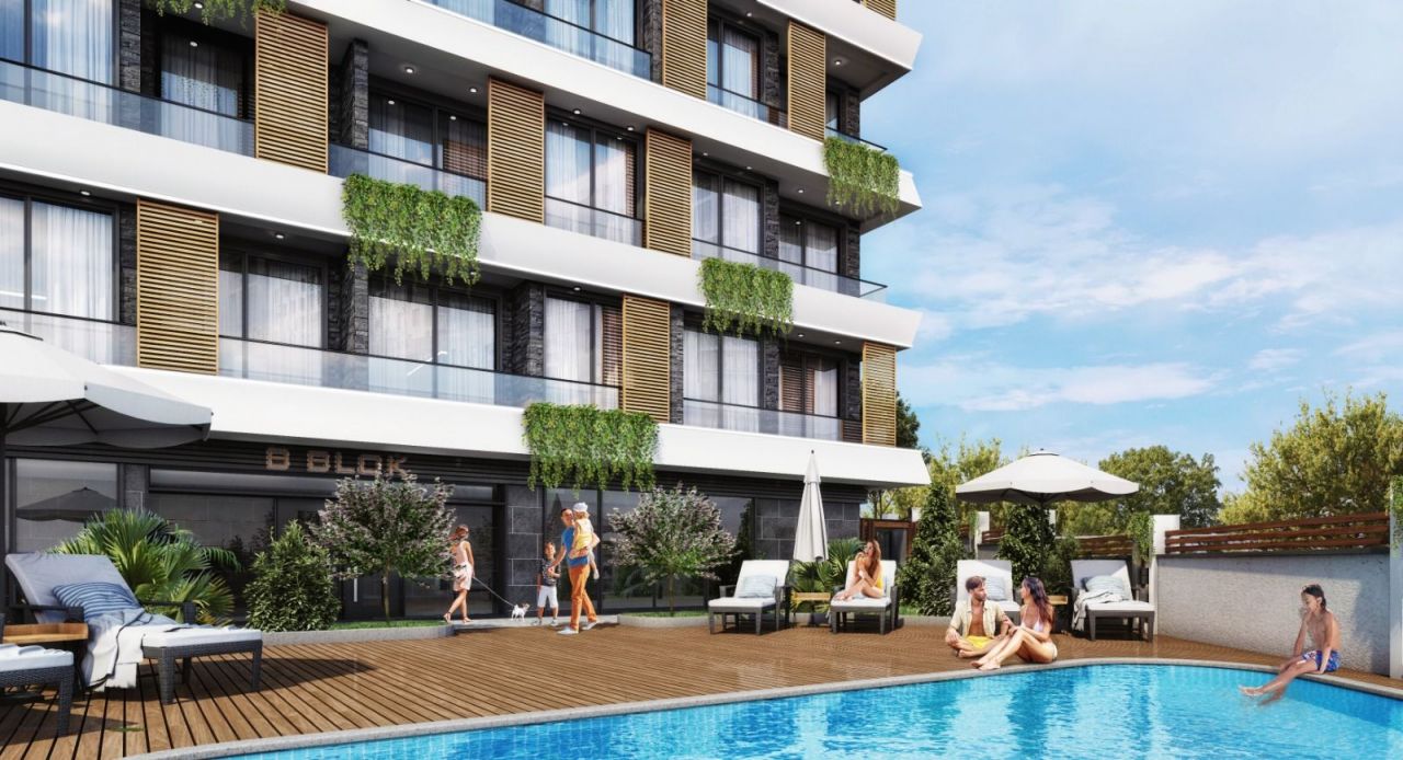 Квартира в Алании, Турция, 46 м2 фото 2