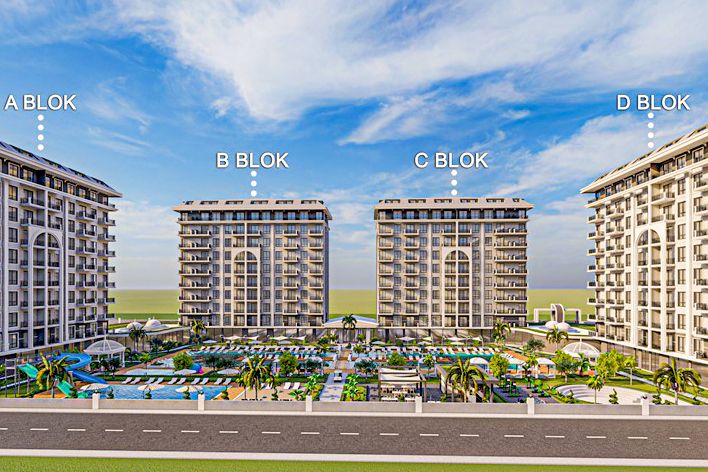 Квартира в Алании, Турция, 50 м2 фото 2