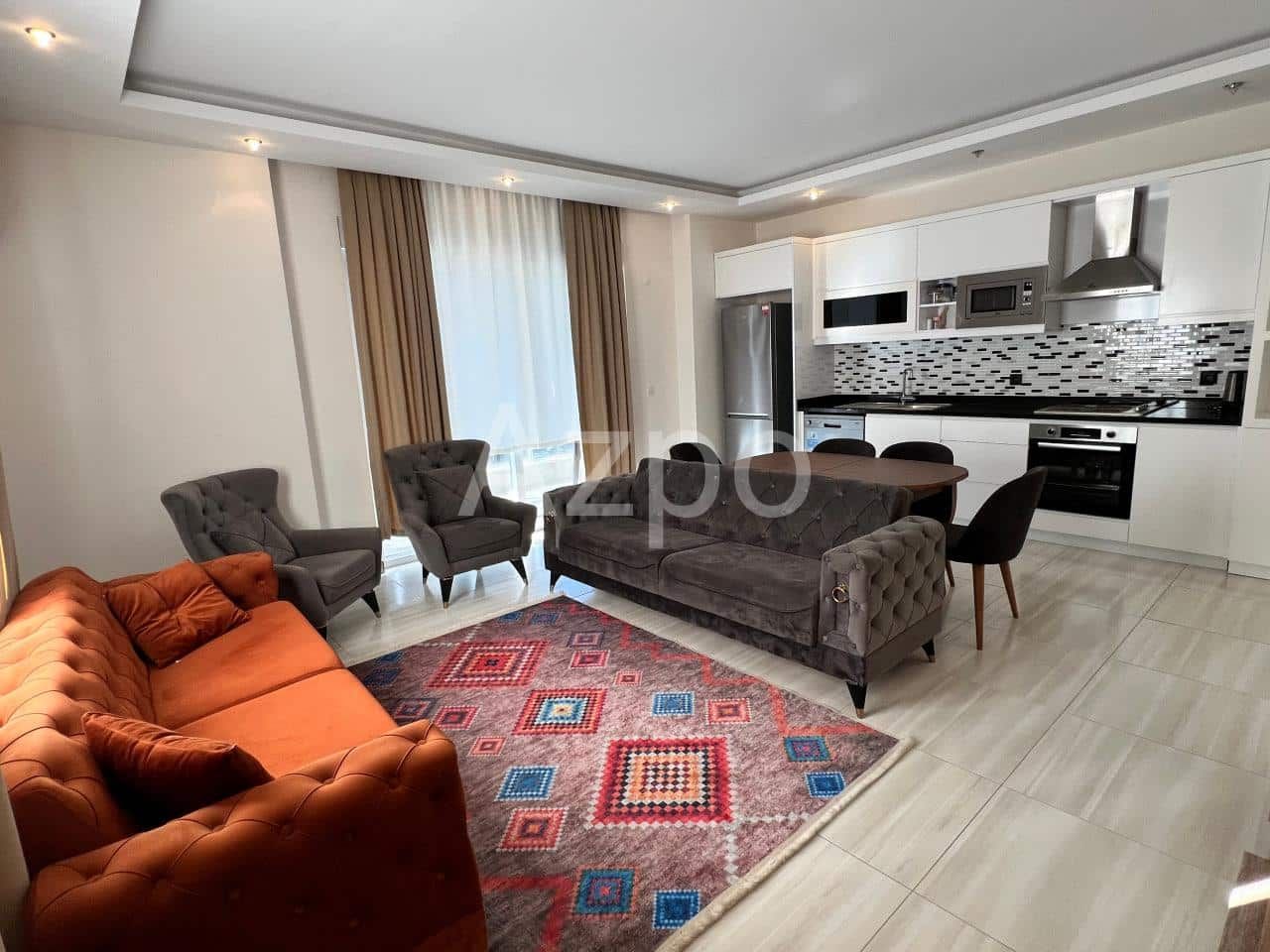Апартаменты в Алании, Турция, 110 м2 фото 2