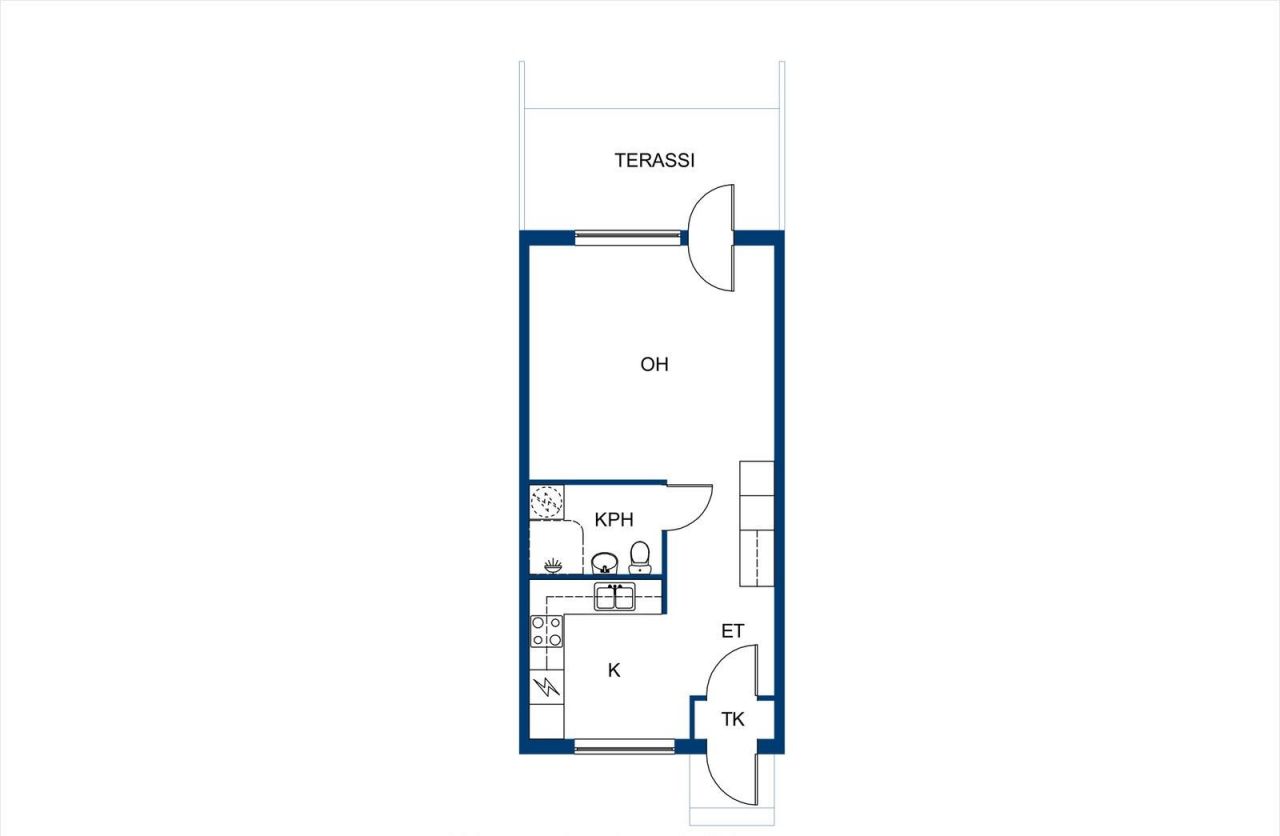 Таунхаус в Миккели, Финляндия, 35 м2 фото 4