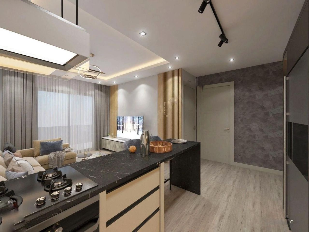 Квартира в Мерсине, Турция, 50 м2 фото 3