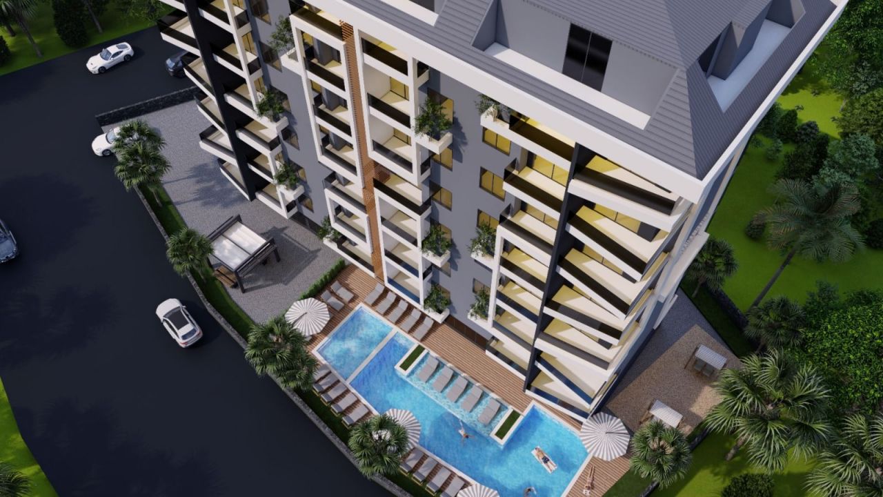 Квартира в Алании, Турция, 58 м2 фото 2