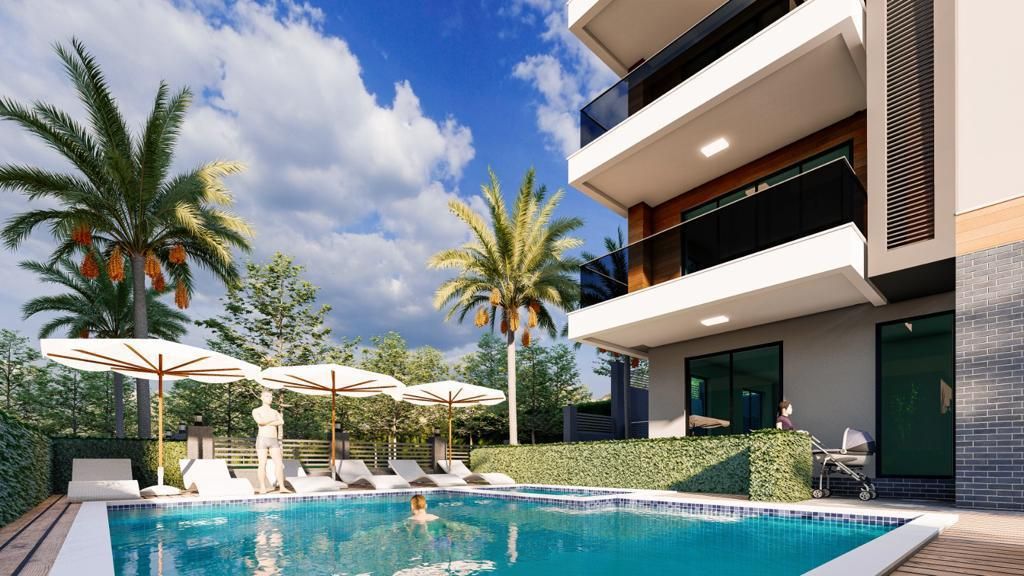 Квартира в Алании, Турция, 50 м2 фото 2