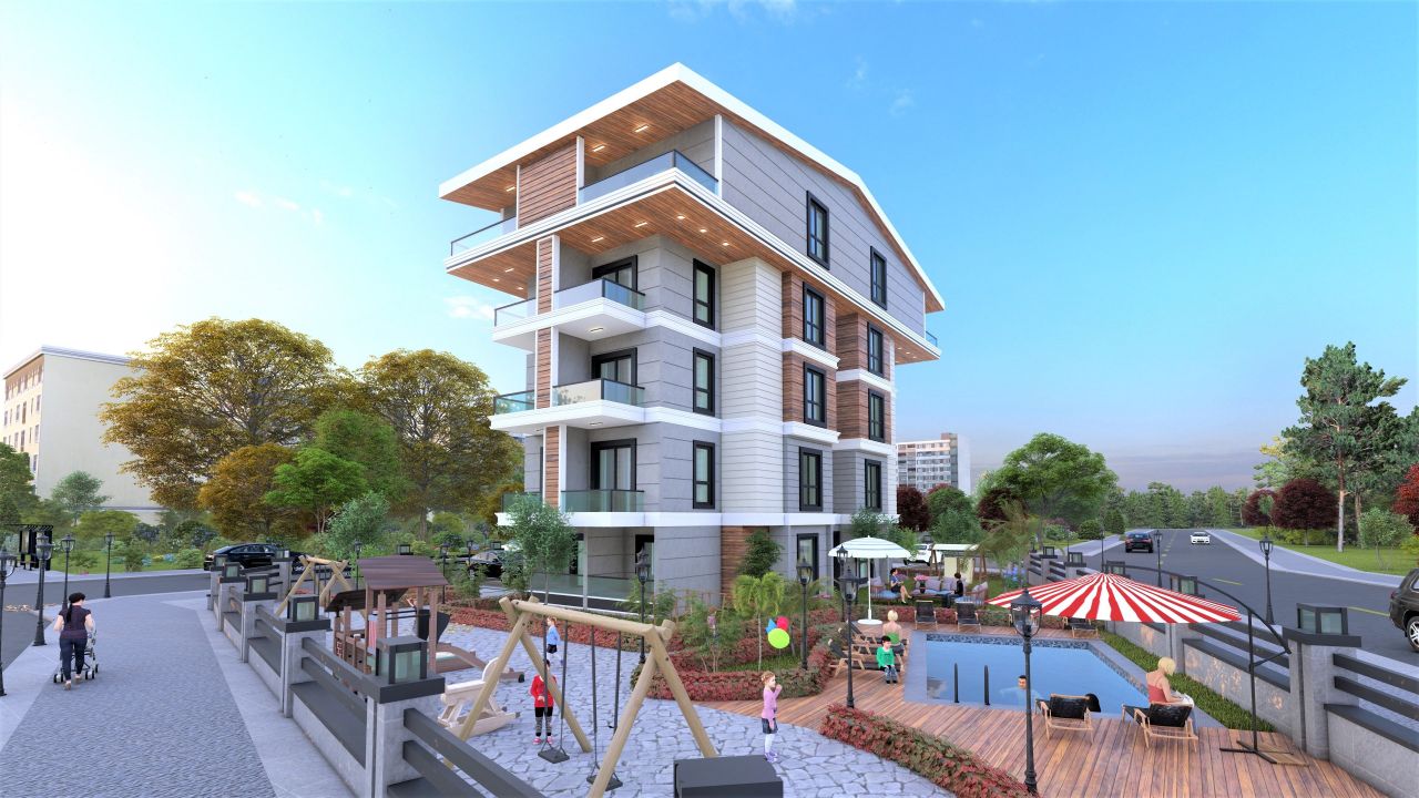Апартаменты в Газипаше, Турция, 45 м2 фото 2