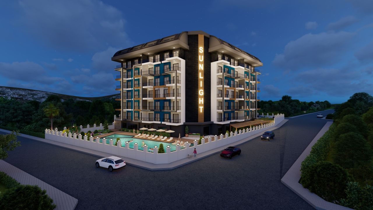 Апартаменты в Газипаше, Турция, 40 м2 фото 3