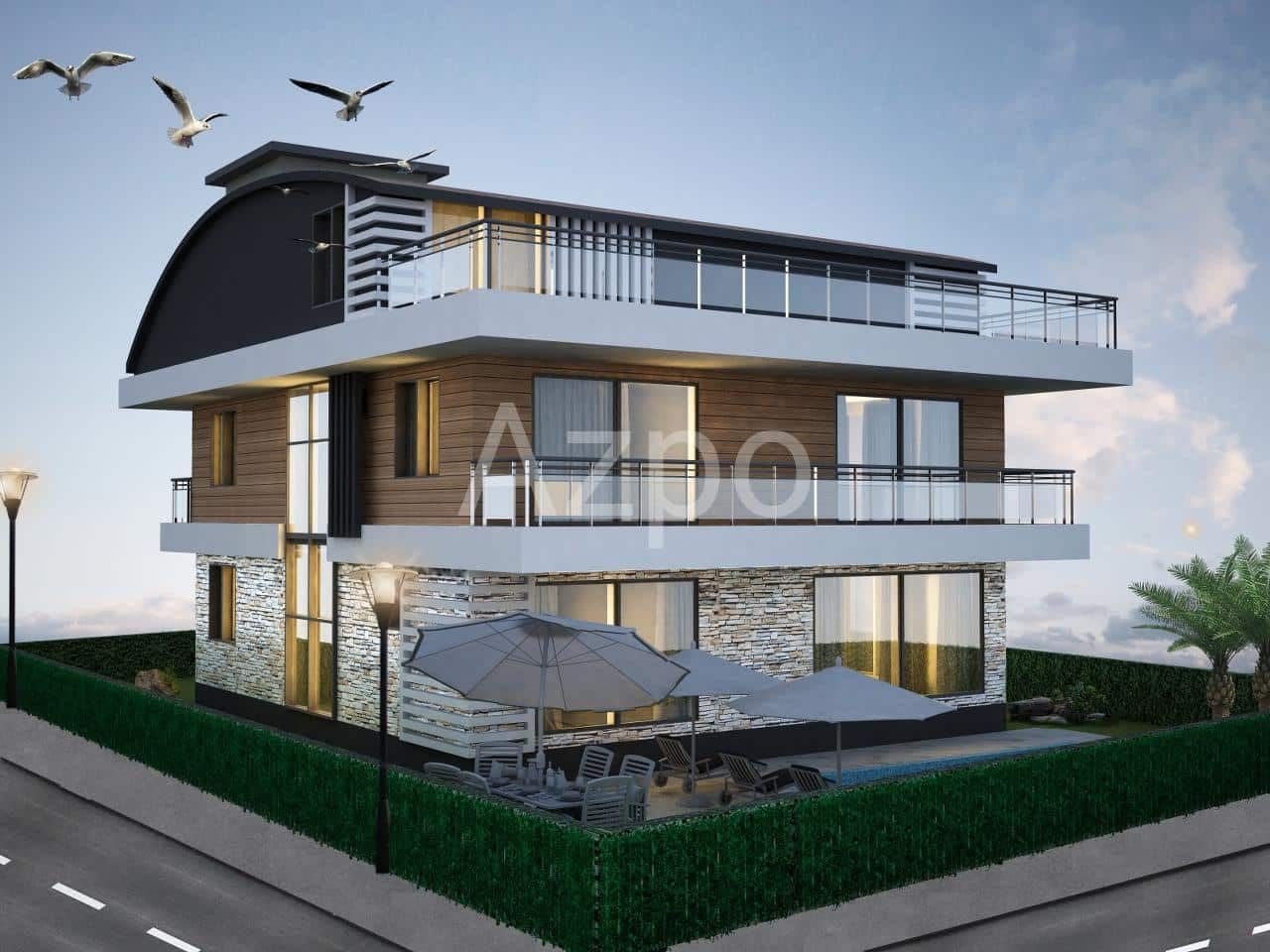 Вилла в Анталии, Турция, 320 м2 фото 3