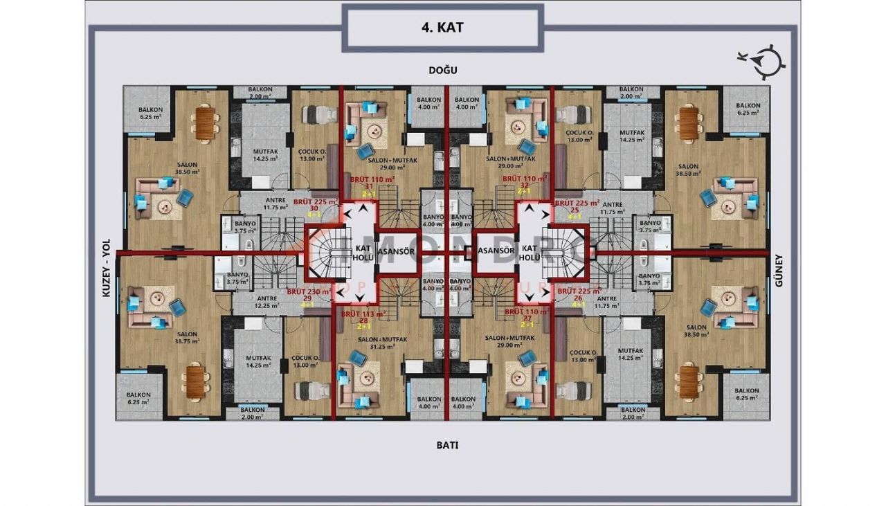 Квартира в Анталии, Турция, 225 м2 фото 5