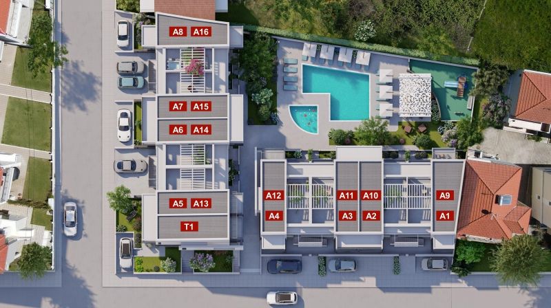 Апартаменты в Салониках, Греция, 69 м2 фото 4