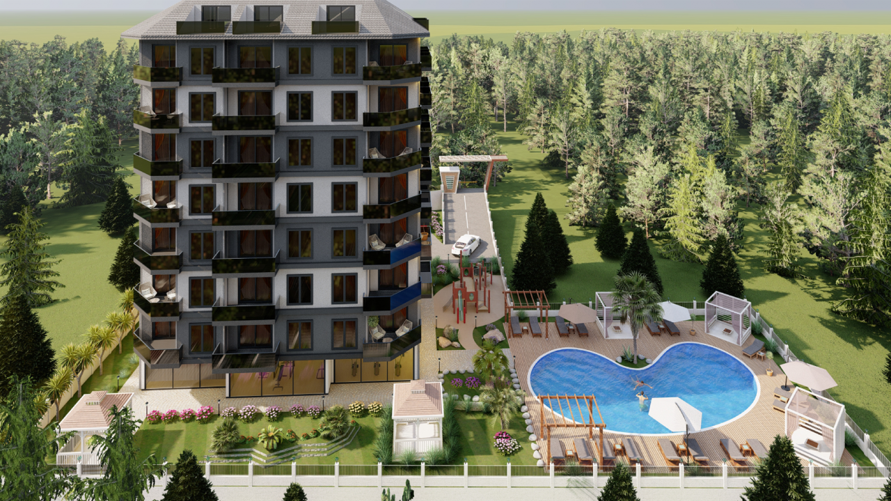 Квартира в Авсалларе, Турция, 55 м2 фото 4