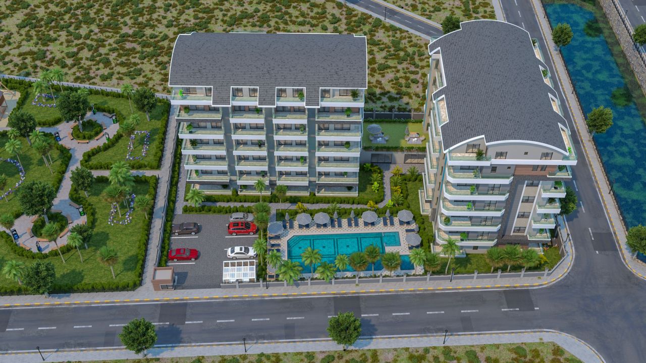 Квартира в Алании, Турция, 60 м2 фото 2