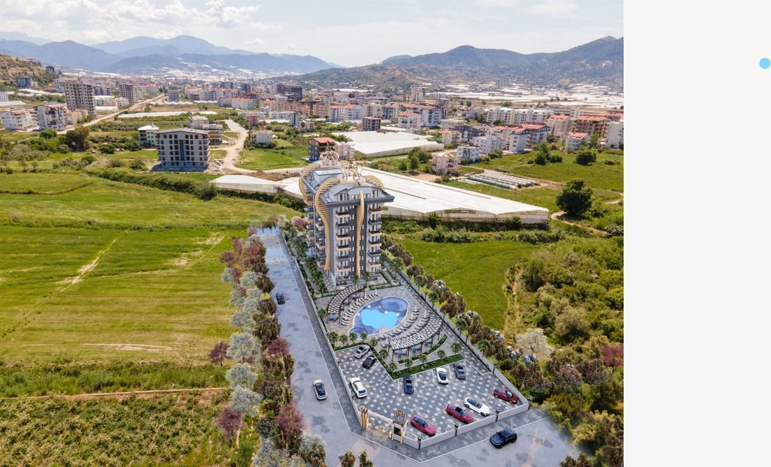 Квартира в Газипаше, Турция, 46 м2 фото 2