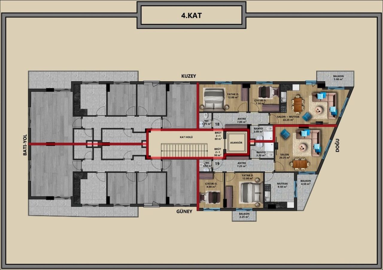 Квартира в Анталии, Турция, 185 м2 фото 5