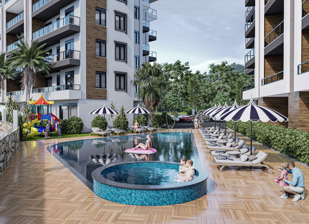 Апартаменты в Алании, Турция, 62 м2 фото 2