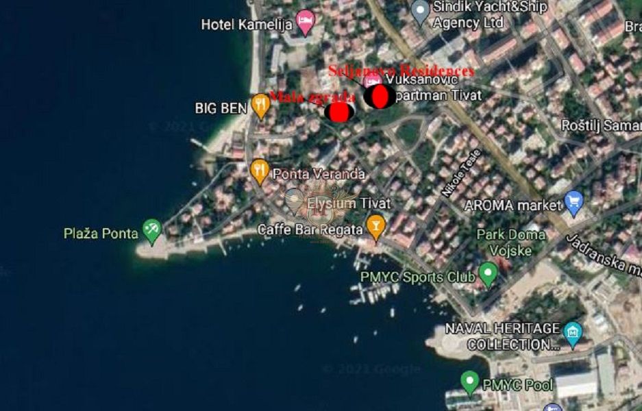 Квартира в Тивате, Черногория, 59 м2 фото 2