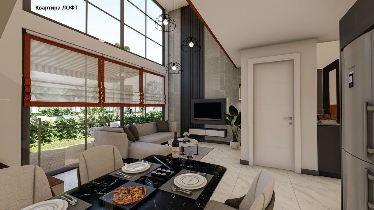 Лофт в Алании, Турция, 70 м2 фото 2